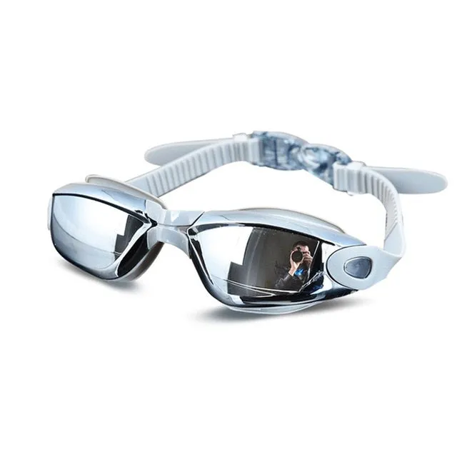 UV Waterproof Anti fog Swimwear Swim Diving Water Glasses