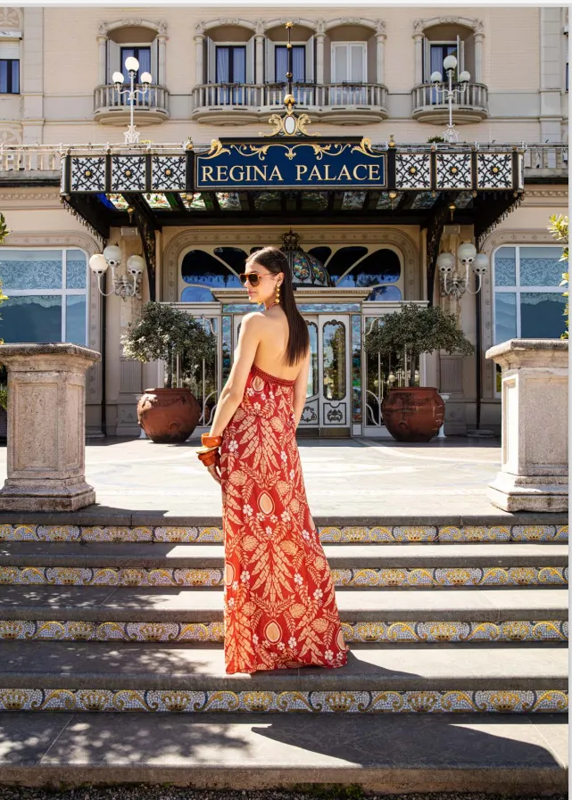 Valery Waikiki Long Halterneck Beach Dress