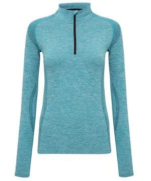 Validate Womens Performance 1/4 zip top Green
