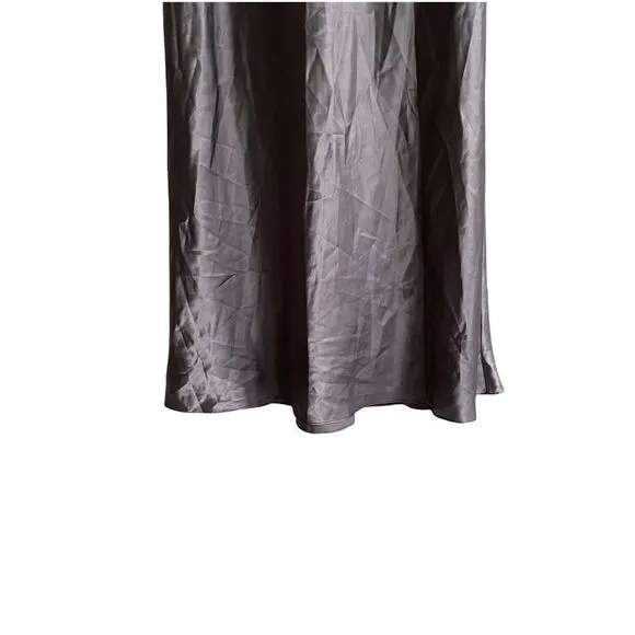 VANITY FAIR Sleeveless Long Nightgown Gray L