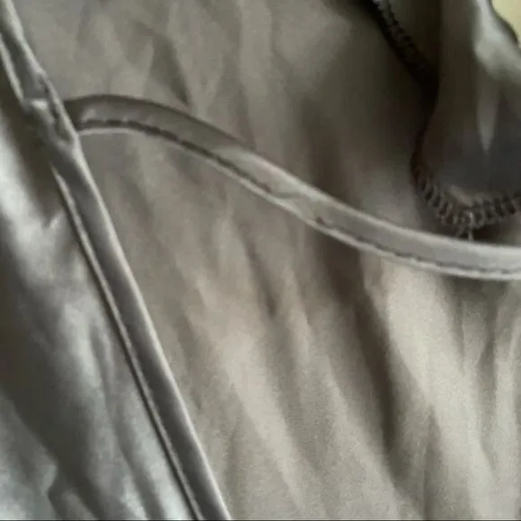 VANITY FAIR Sleeveless Long Nightgown Gray L