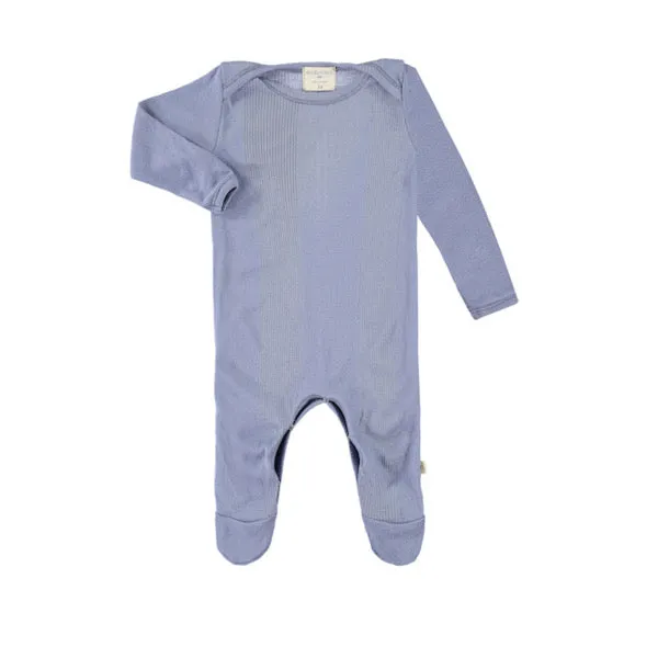 Variegated Rib Lap Tee Footie Pajama