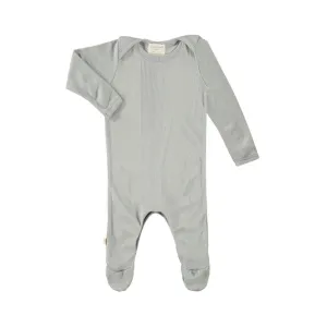 Variegated Rib Lap Tee Footie Pajama