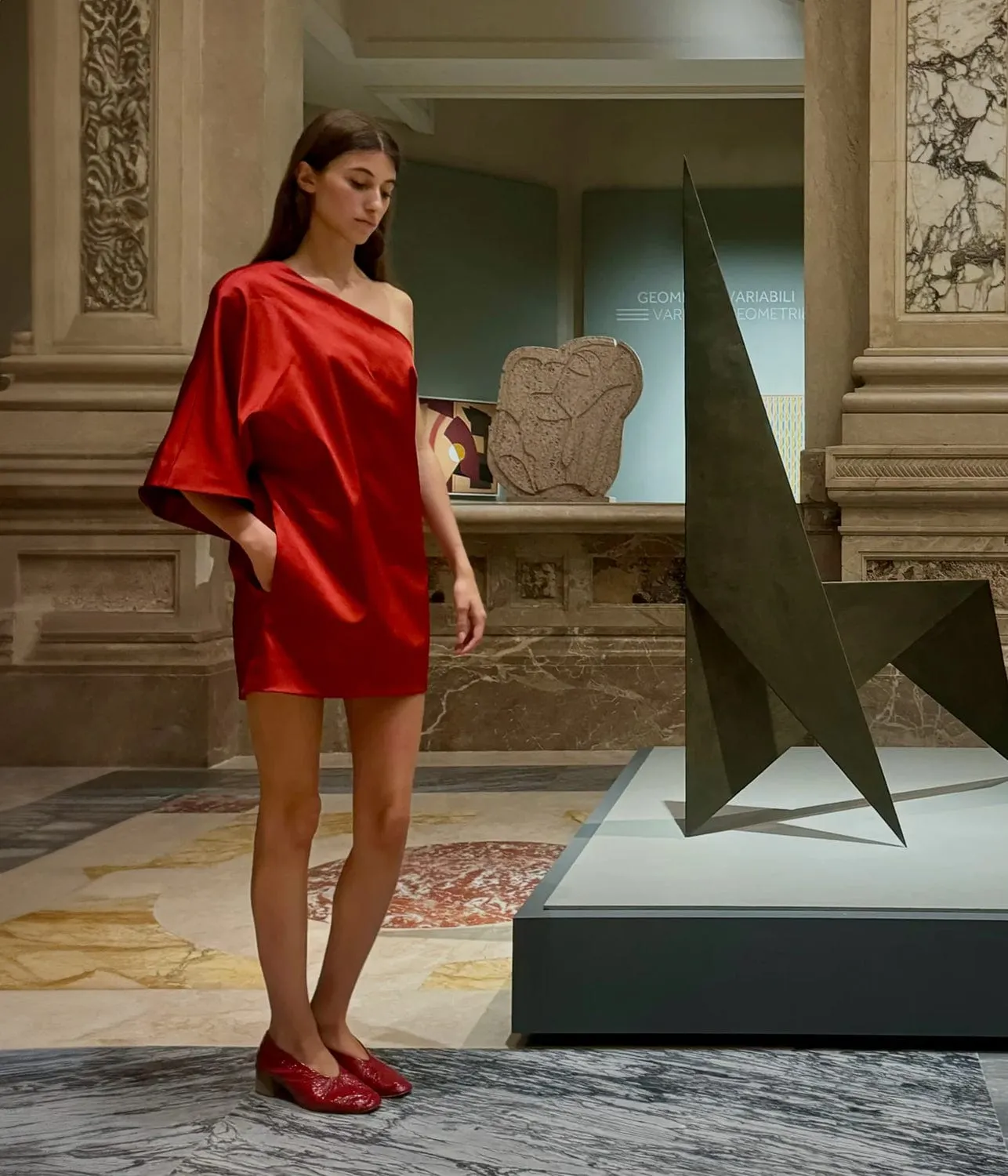 VENEZIANA DRESS- RED