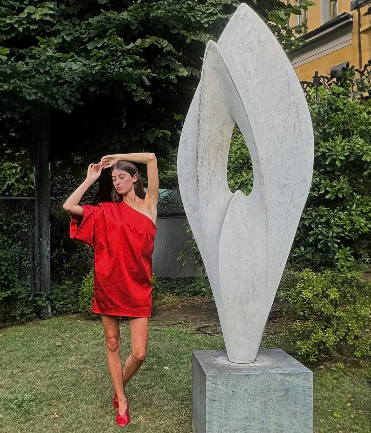 VENEZIANA DRESS- RED