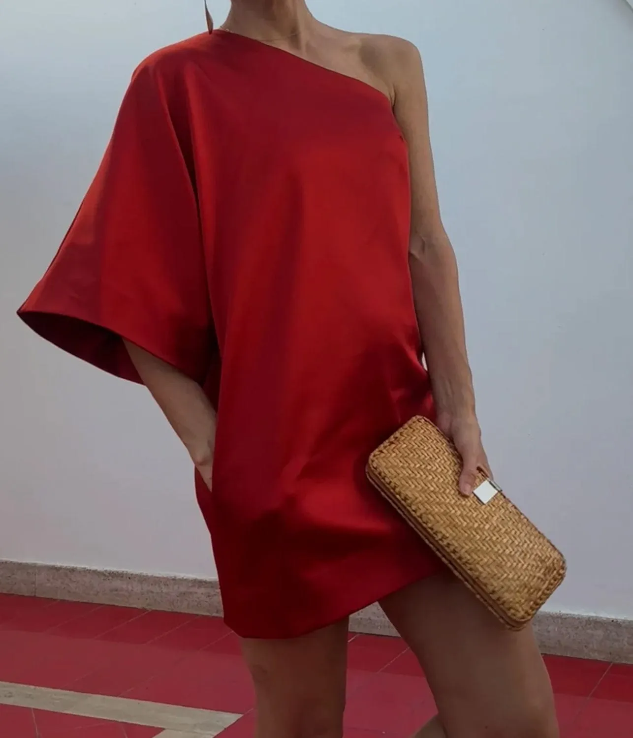VENEZIANA DRESS- RED