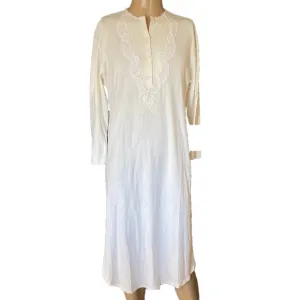 Verena Elegant pale yellow Lace Trim Sleepwear
