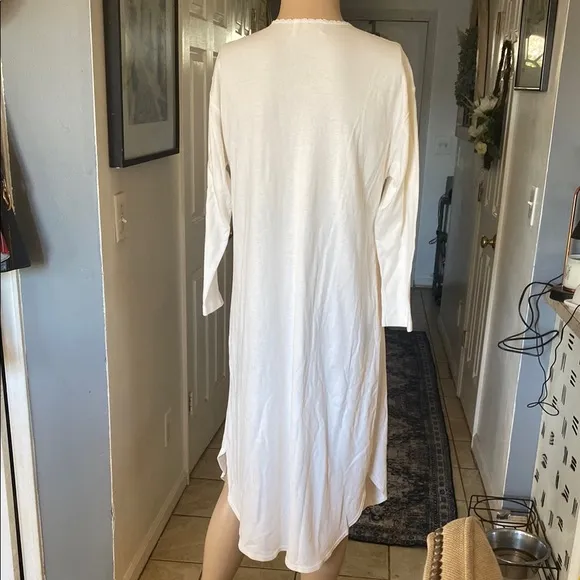 Verena Elegant pale yellow Lace Trim Sleepwear
