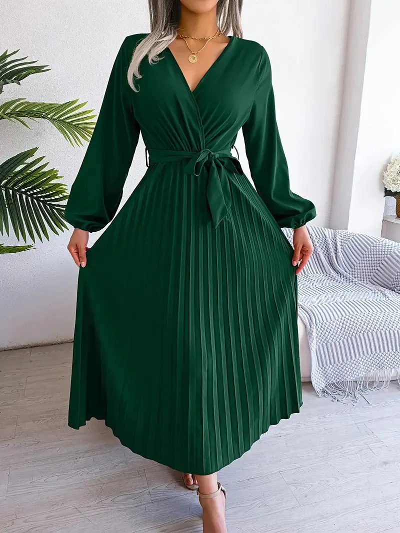 Verónica® | Pleated Midi Dress