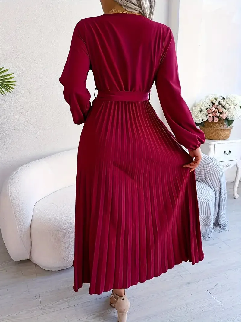 Verónica® | Pleated Midi Dress