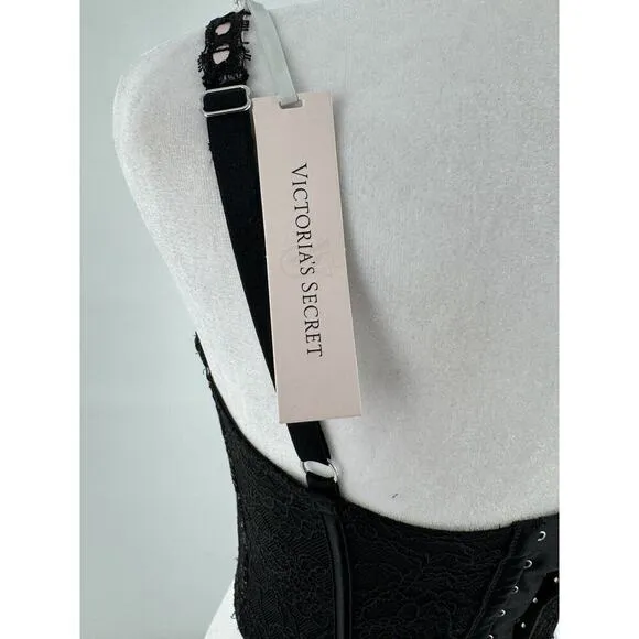 Victoria's Secret CORSET BRA Size Small DD Dream Angels Coquette Romantic​