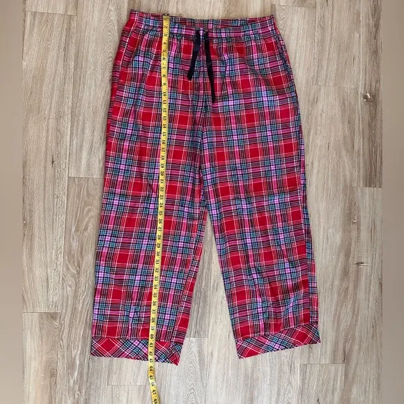 Victoria's Secret Flannel Long Pajama Set, Women's Sleepwear (XL)