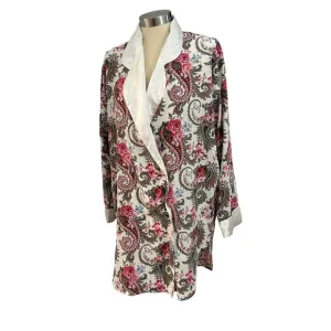 Victoria’s Secret Vintage Button-Up Floral Robe | Soft Floral Print Lounge Wear