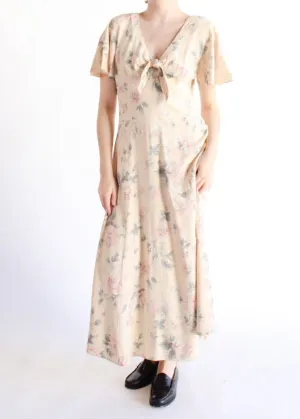 Vintage Floral Dress D0092