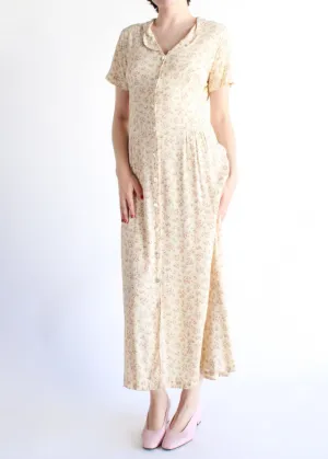Vintage Floral Dress D0199