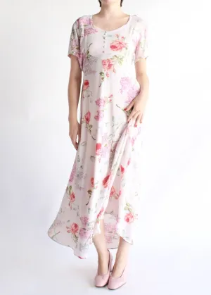 Vintage Floral Dress D0481