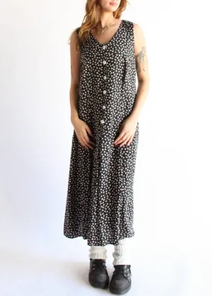 Vintage Floral Dress D0511