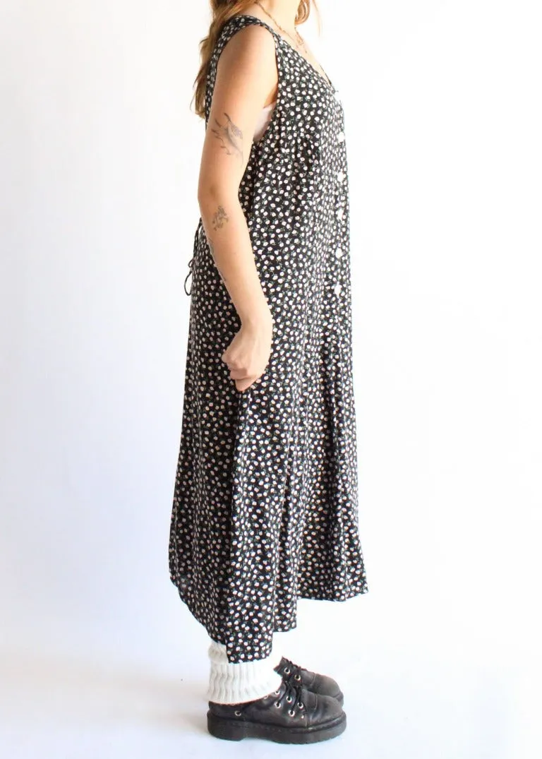 Vintage Floral Dress D0511