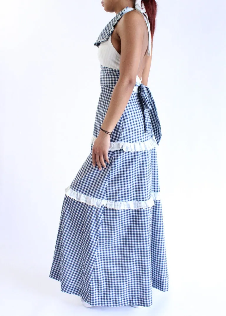 Vintage Gingham Dress D0535