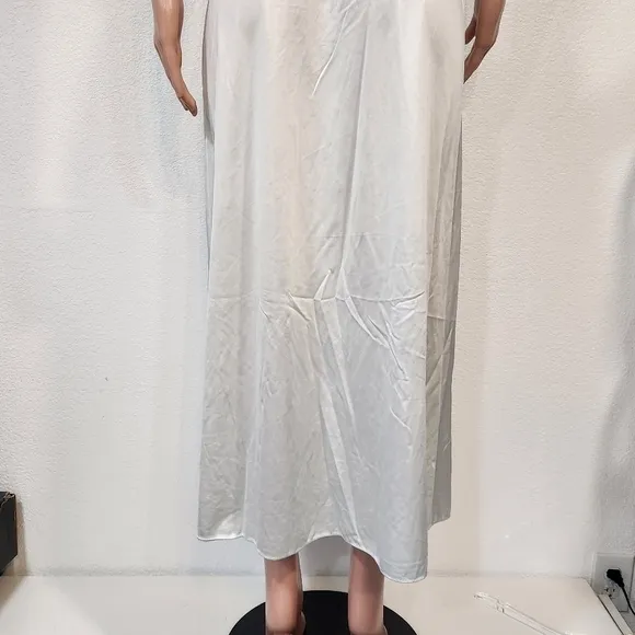 Vintage JcPenney Maxi Lightweight Cream Nightgown Sz M
