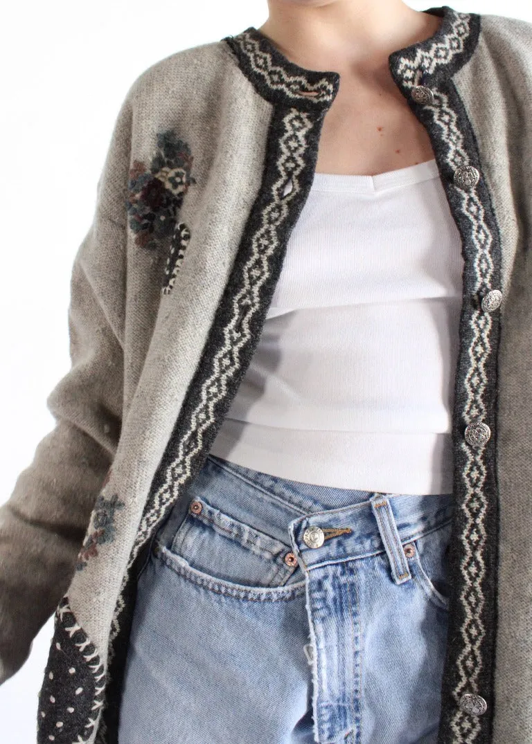 Vintage Knit Cardigan S0192