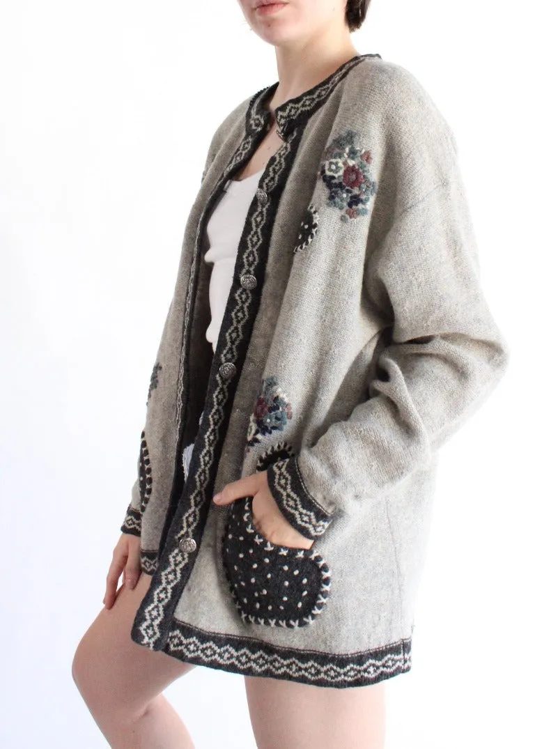 Vintage Knit Cardigan S0192