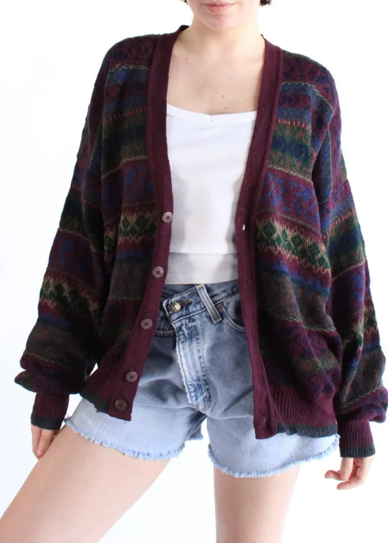Vintage Knit Cardigan S0359