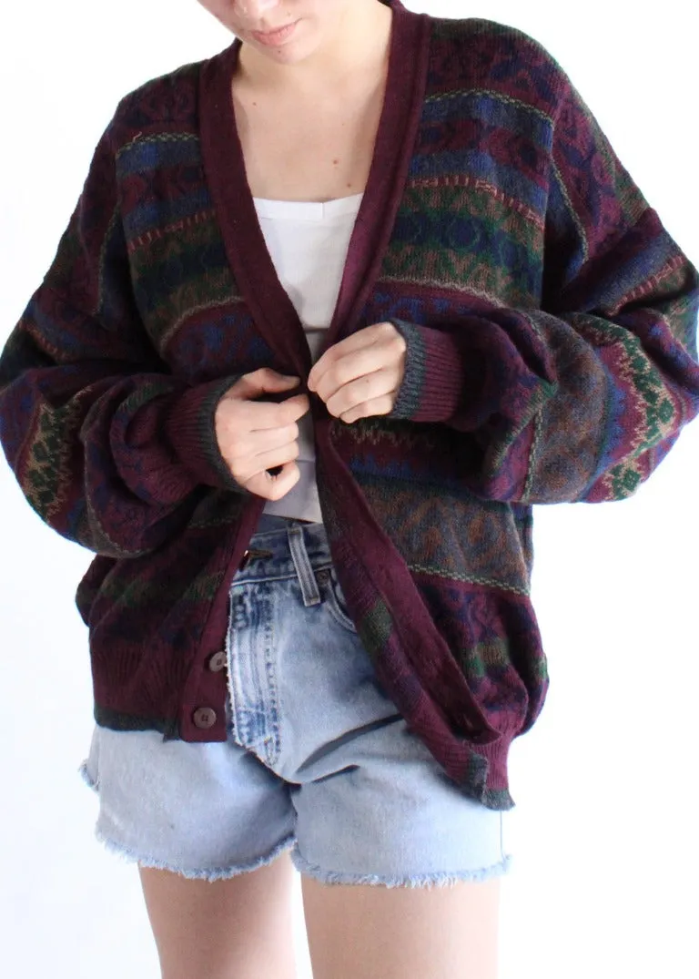 Vintage Knit Cardigan S0359