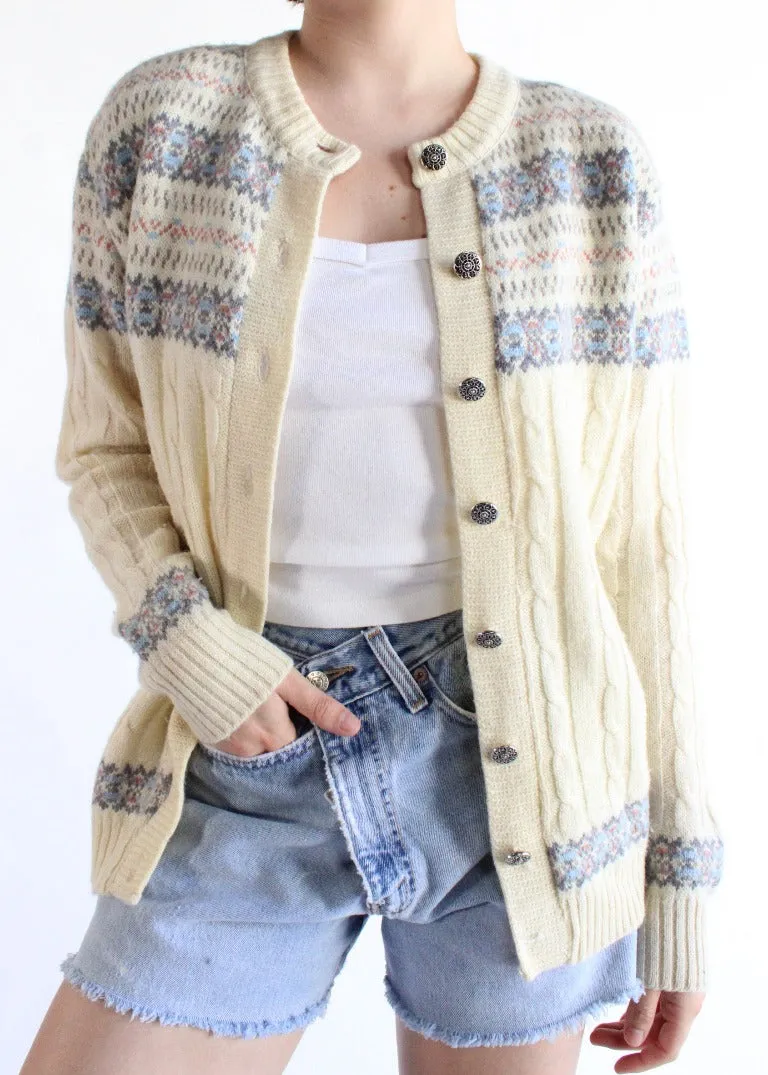 Vintage Knit Cardigan S0463