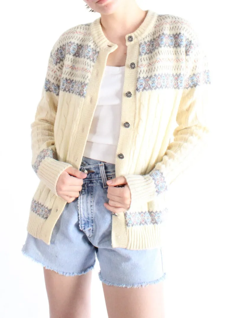 Vintage Knit Cardigan S0463