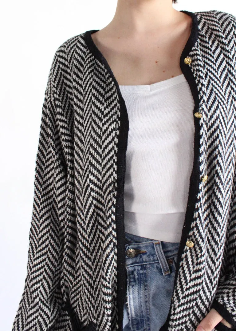 Vintage Knit Cardigan S0551