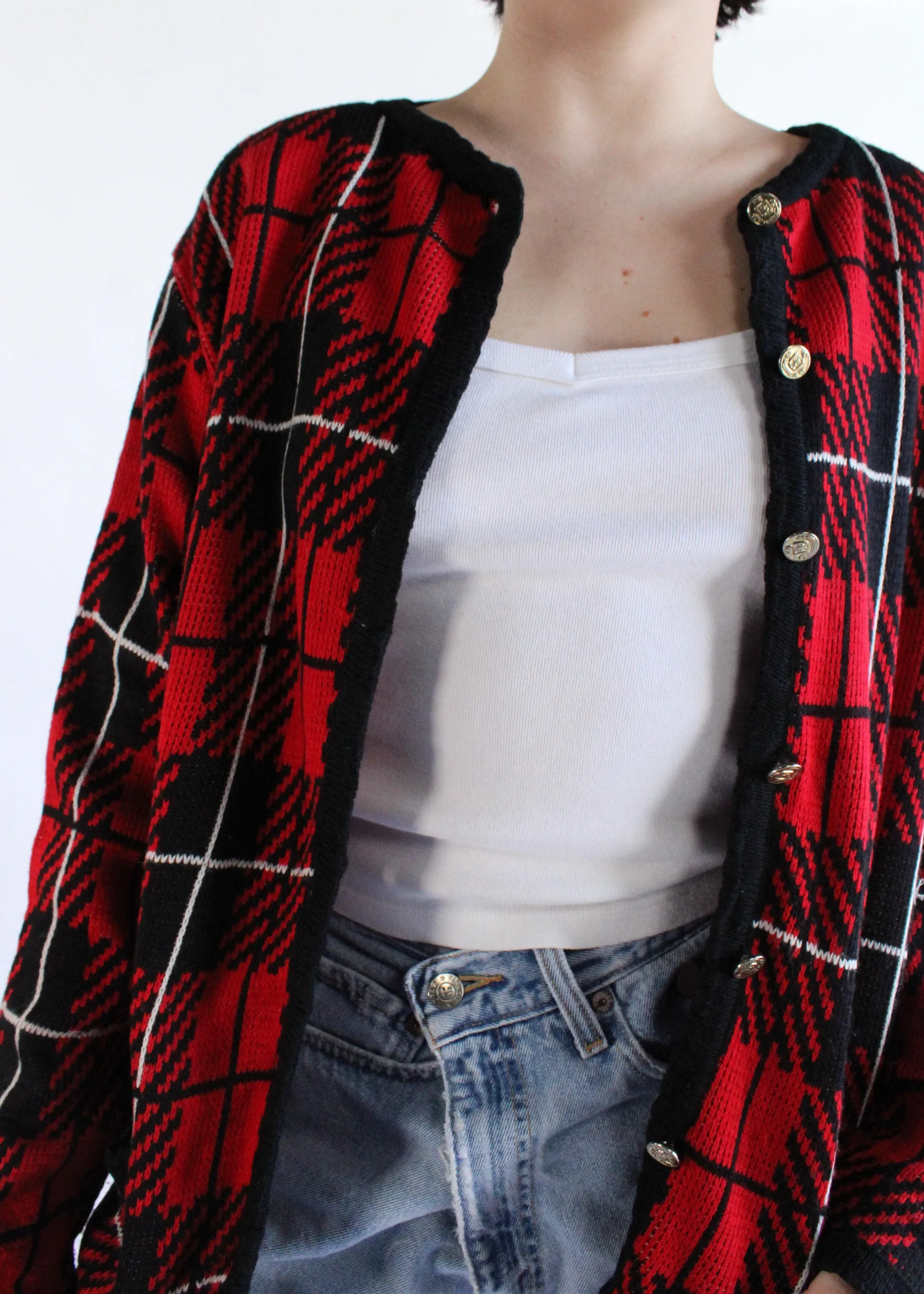 Vintage Knit Cardigan S0557