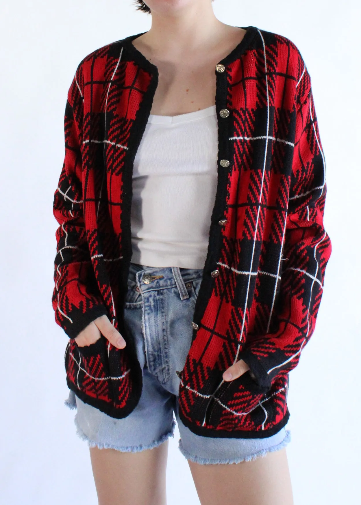 Vintage Knit Cardigan S0557
