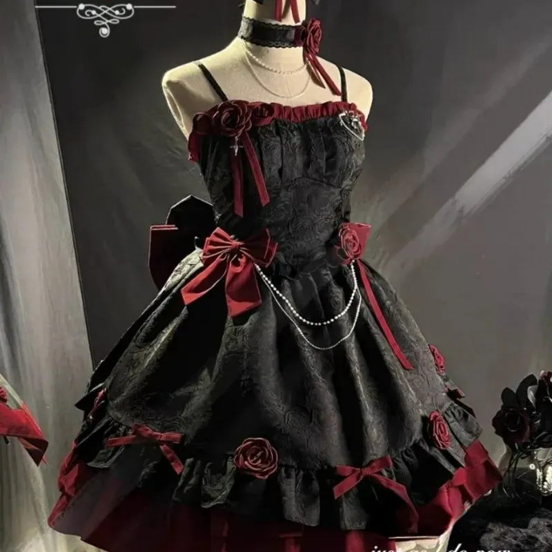 Vintage Lolita Rose Dresses