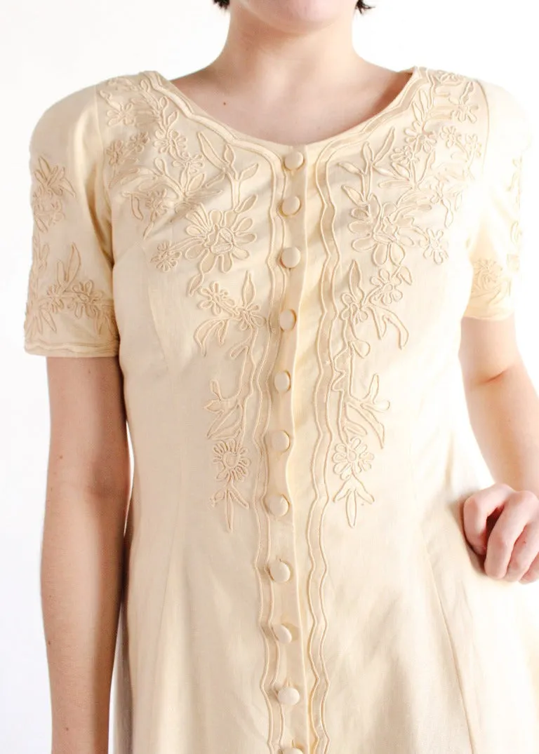 Vintage Midi Dress D0085