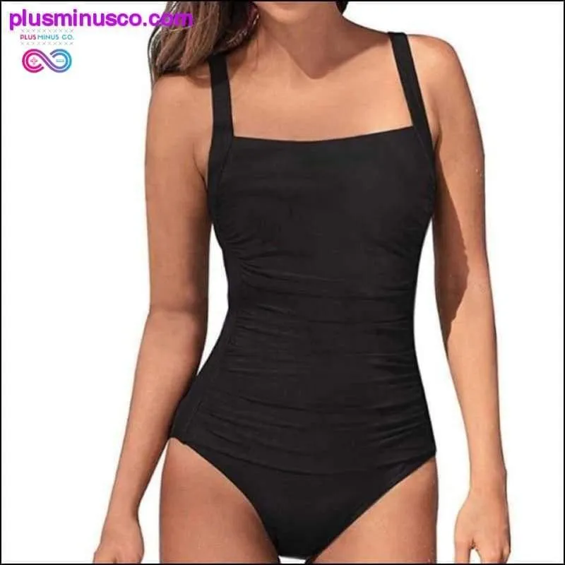 Vintage One Piece Women Push Up Swimwear