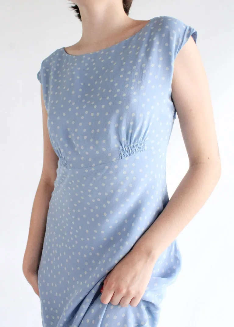 Vintage Polka Dot Dress D0218