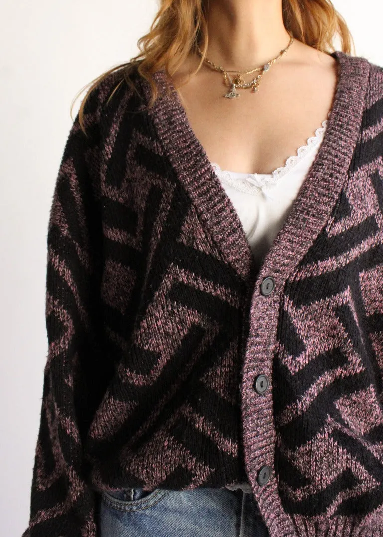 Vintage Printed Cardigan S0172
