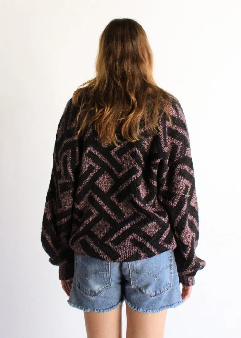 Vintage Printed Cardigan S0172