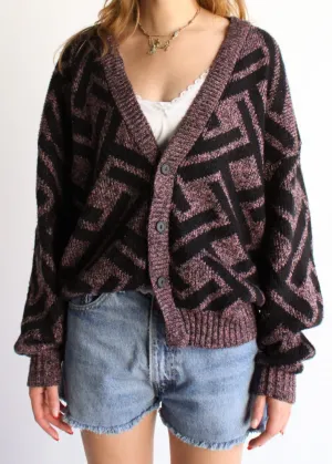 Vintage Printed Cardigan S0172