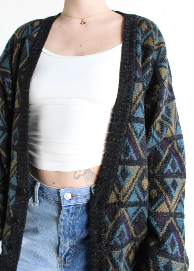Vintage Southwest Pattern Cardigan S0567