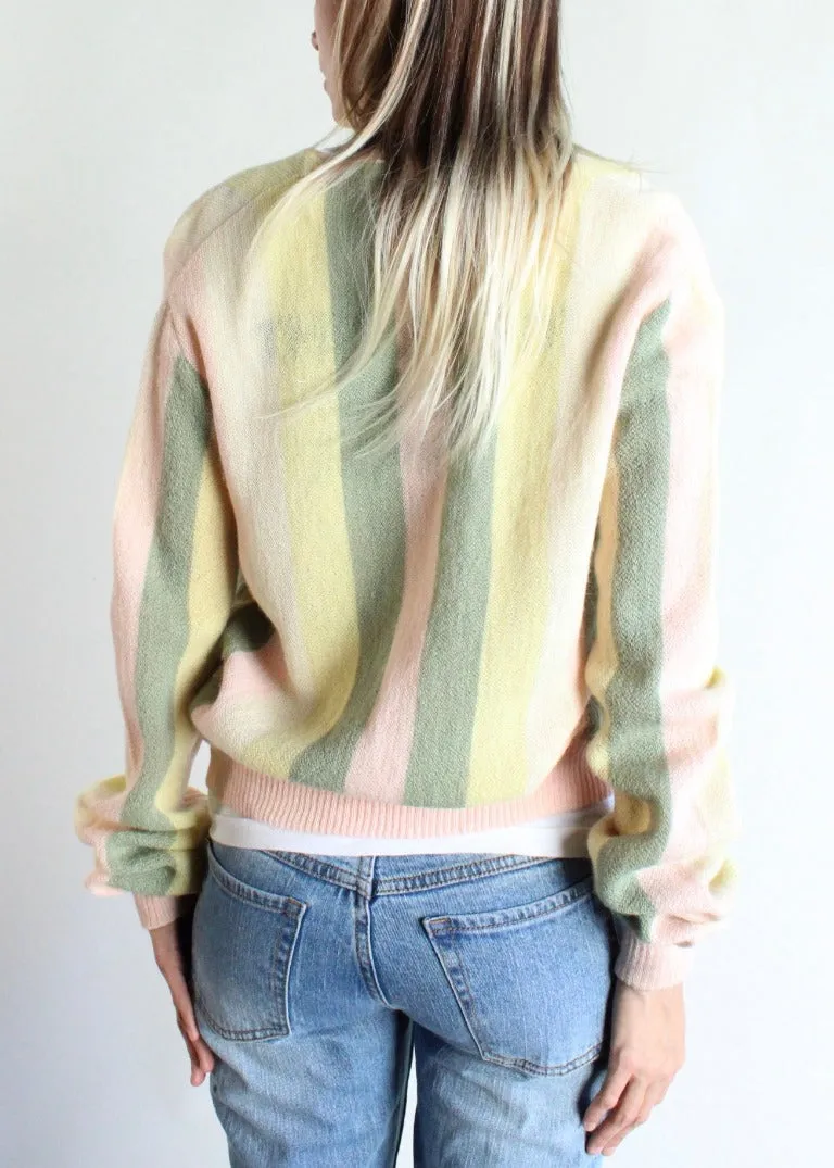 Vintage Striped Cardigan S0676