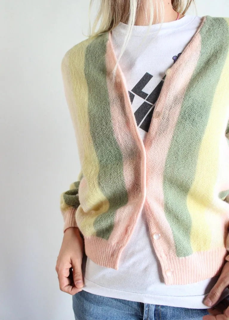Vintage Striped Cardigan S0676