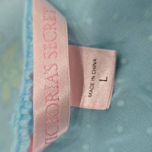 Vintage Victoria's Secret Sheer Babydoll Lingerie Slip Dress Nightie Coquette