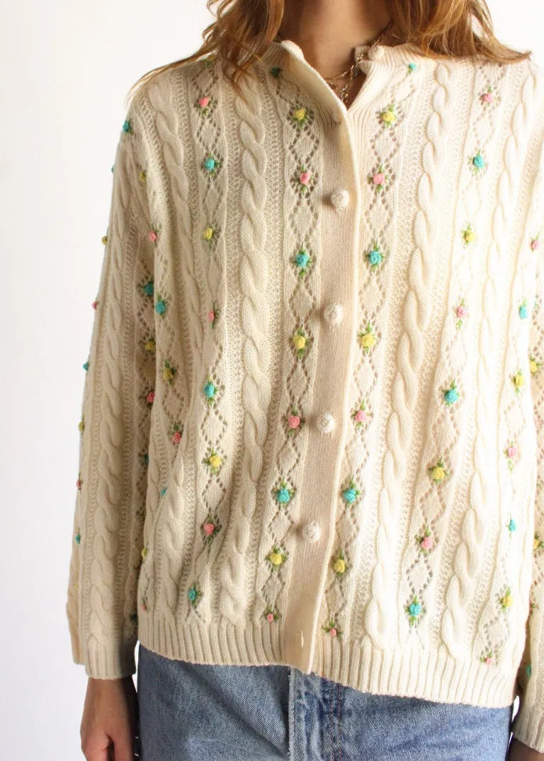 Vintage Wool Cardigan S0650