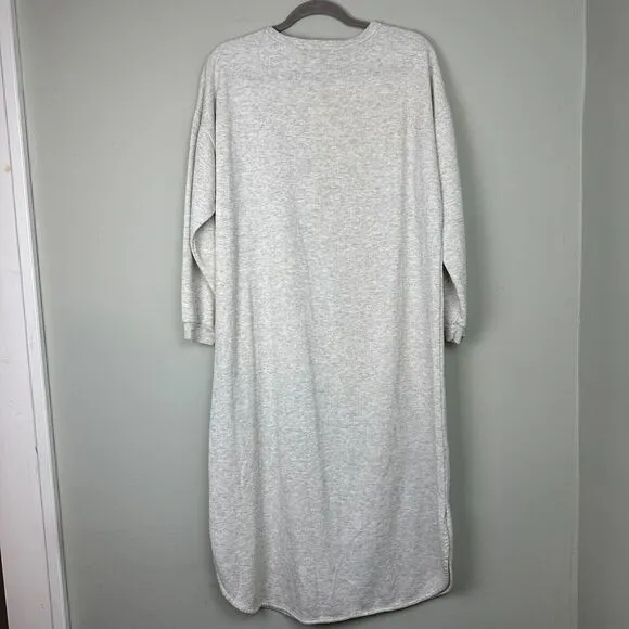 Vtg Endangered Younguns Nightgown Youth Small Sleep Sweatshirt Pajama 90s Granny