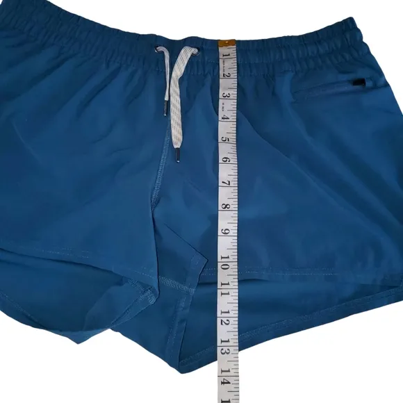 VUORI The Rise The Shine Blue Athletic Performance Shorts Women's‎ Size Large