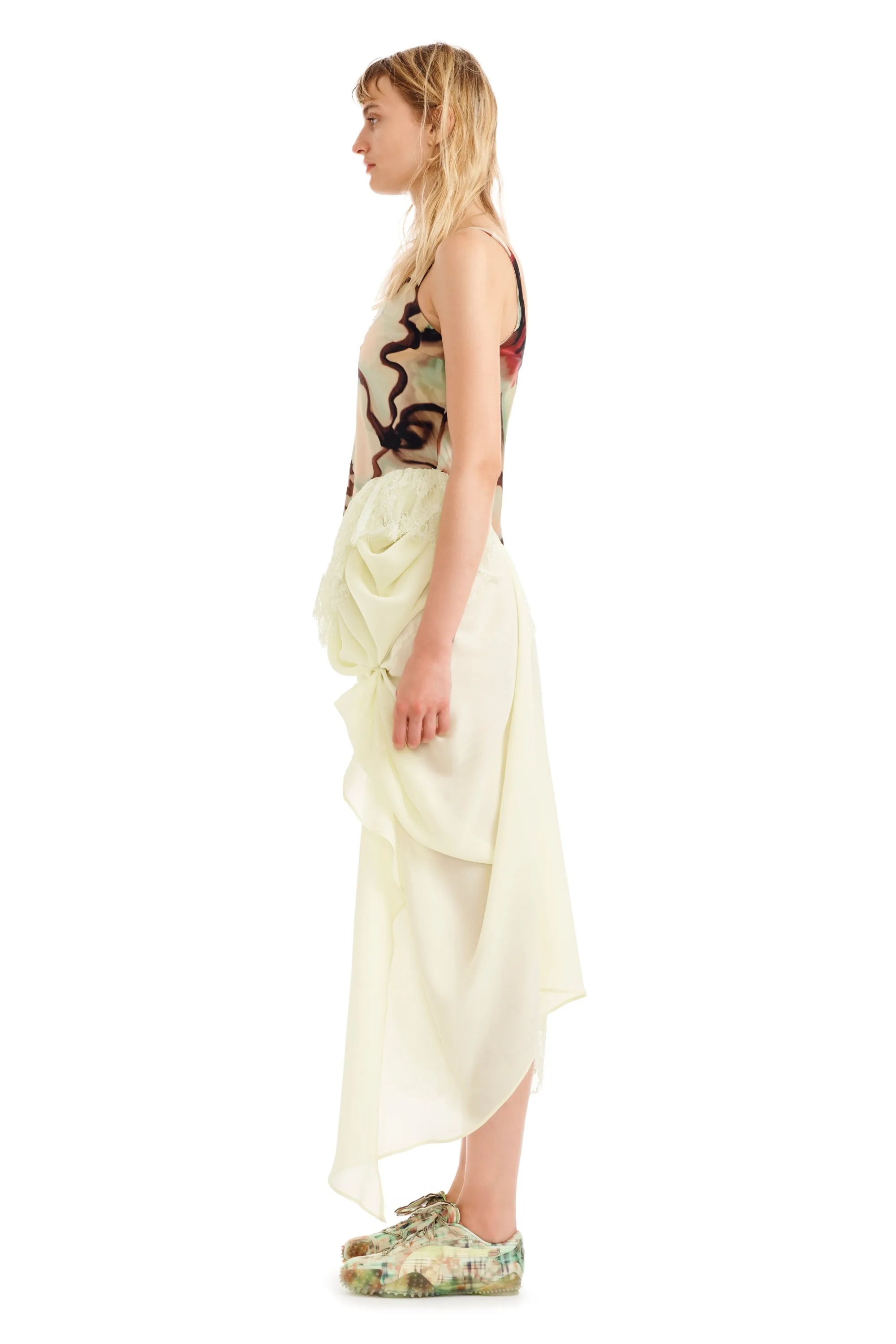 WATERCOLOR FLORAL AMMI FANNY DRESS