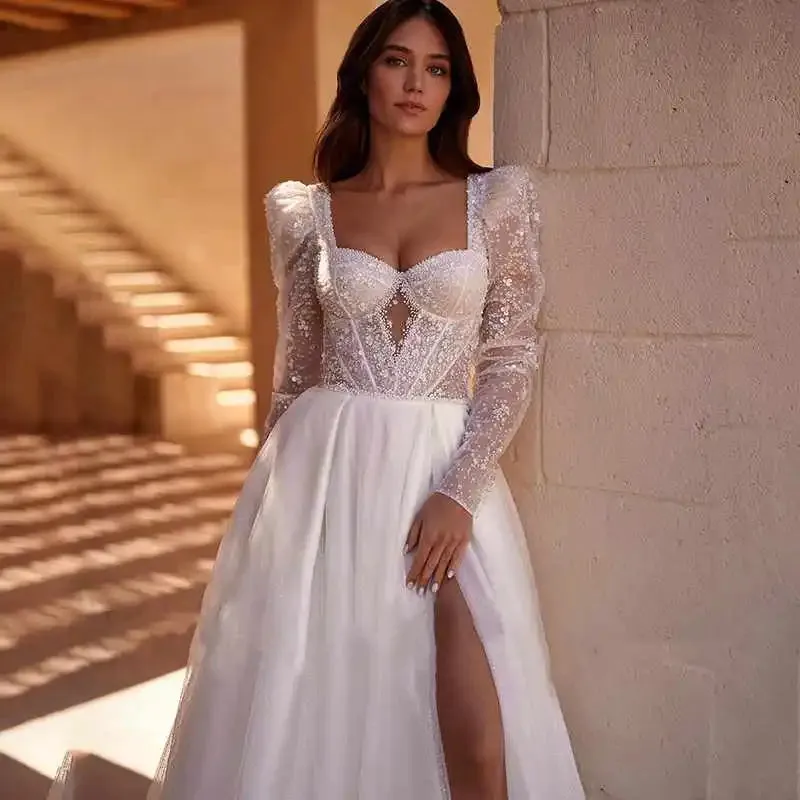 Wedding Dresses For Women Backless Bridal Gowns