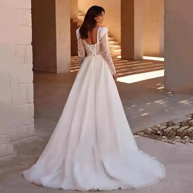 Wedding Dresses For Women Backless Bridal Gowns